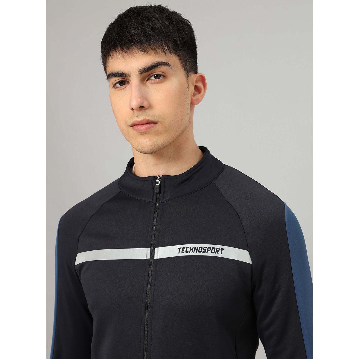 Technosport X Styli High Neck Full Sleeve Colorblock Fleece Jacket-men-clothing-jacketsandblazers-jackets-image-3