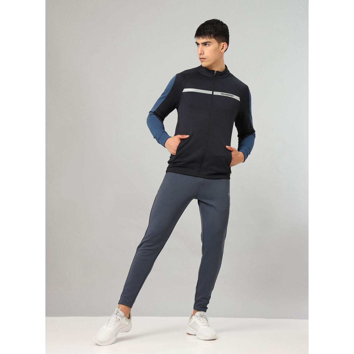 Technosport X Styli High Neck Full Sleeve Colorblock Fleece Jacket-men-clothing-jacketsandblazers-jackets-image-4