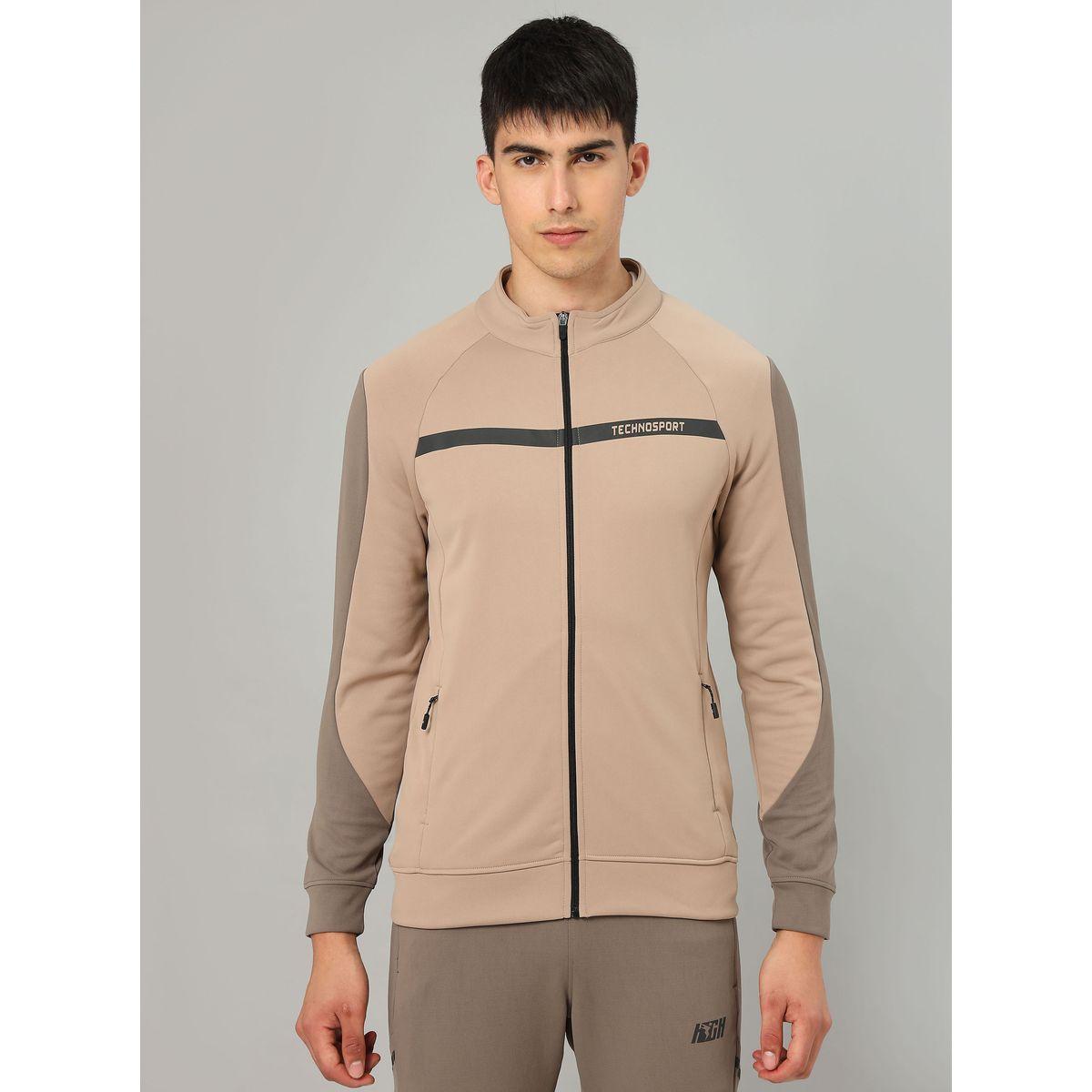 Technosport X Styli High Neck Full Sleeve Colorblock Fleece Jacket-men-clothing-sportswearandactivewear-hoodiesandsweatshirts-image-1