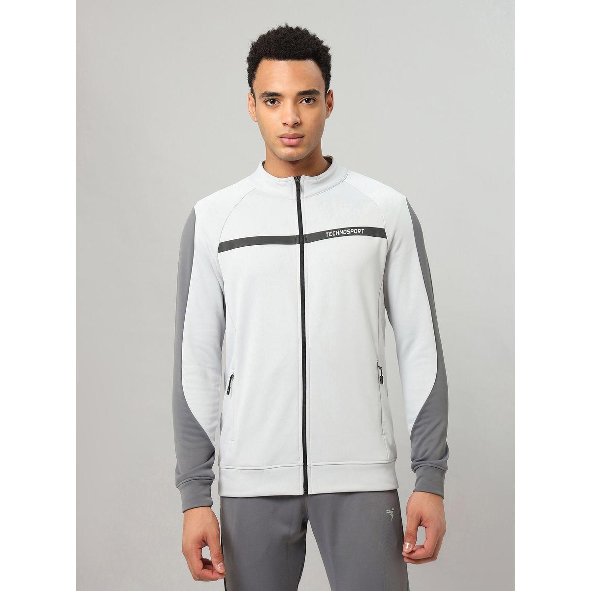 Technosport X Styli High Neck Full Sleeve Colorblock Fleece Jacket-men-clothing-jacketsandblazers-jackets-image-1