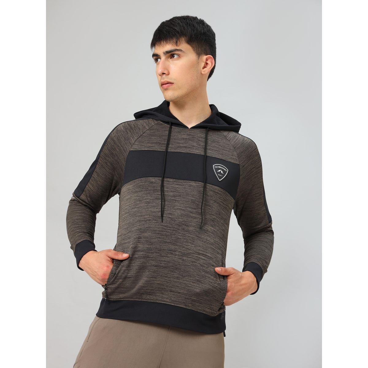 جاكيت فليس بياقة هودي تكنوسبورت × ستايلي-men-clothing-sportswearandactivewear-hoodiesandsweatshirts-image-5