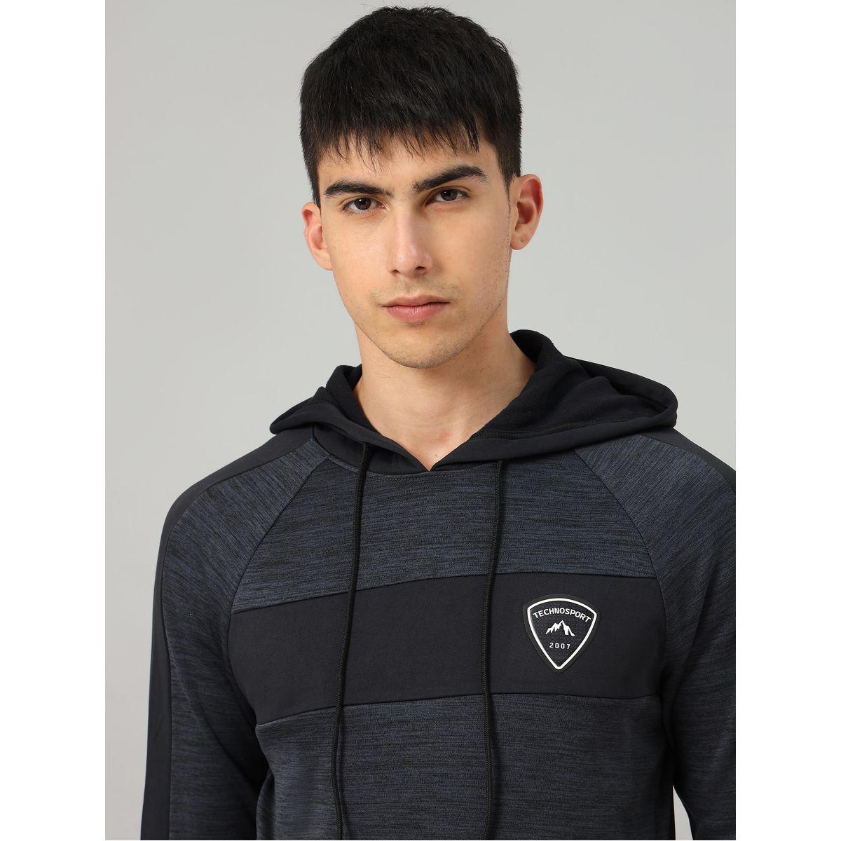 جاكيت فليس بياقة هودي تكنوسبورت × ستايلي-men-clothing-sportswearandactivewear-hoodiesandsweatshirts-image-3
