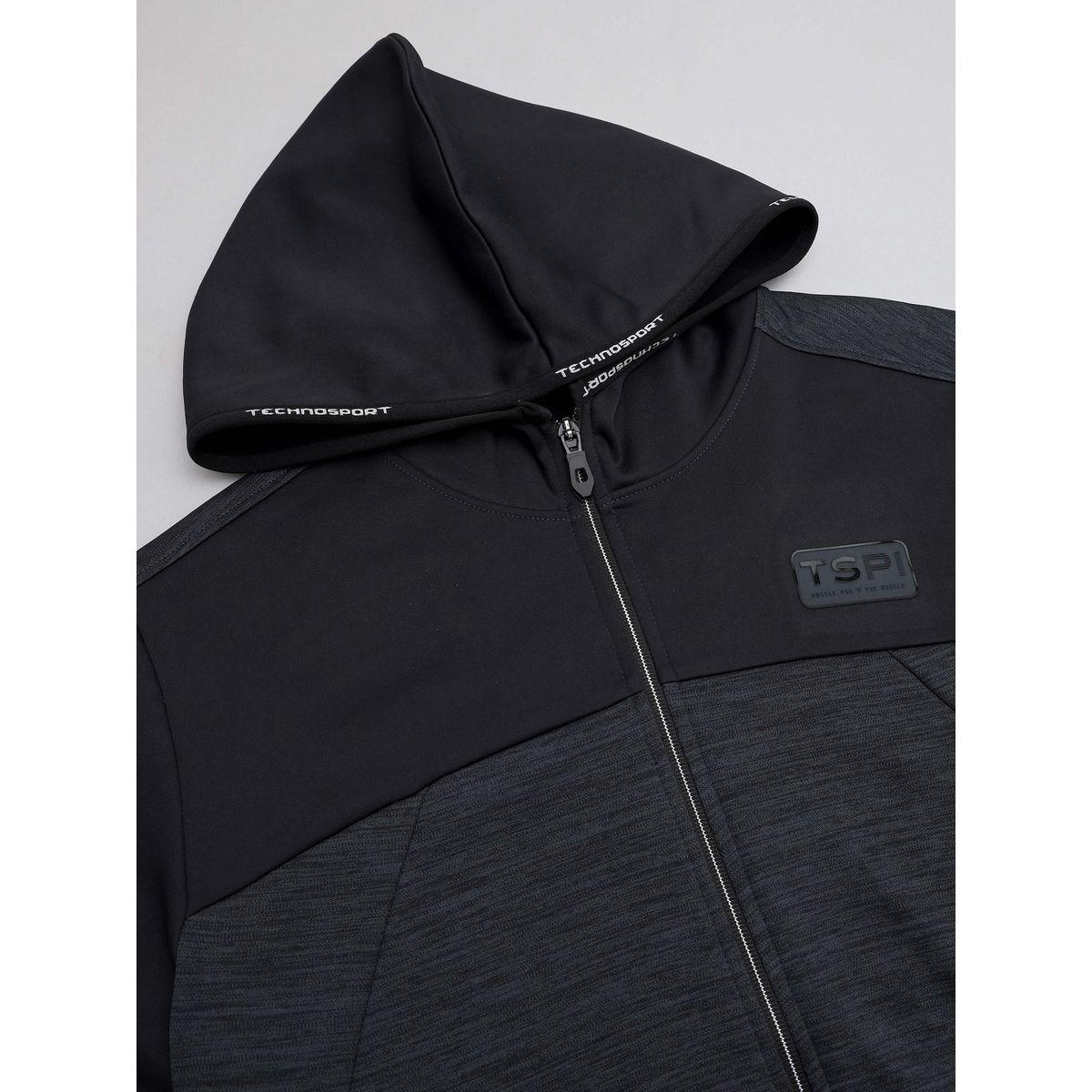 جاكيت فليس بياقة هودي تكنوسبورت × ستايلي-men-clothing-sportswearandactivewear-hoodiesandsweatshirts-image-7