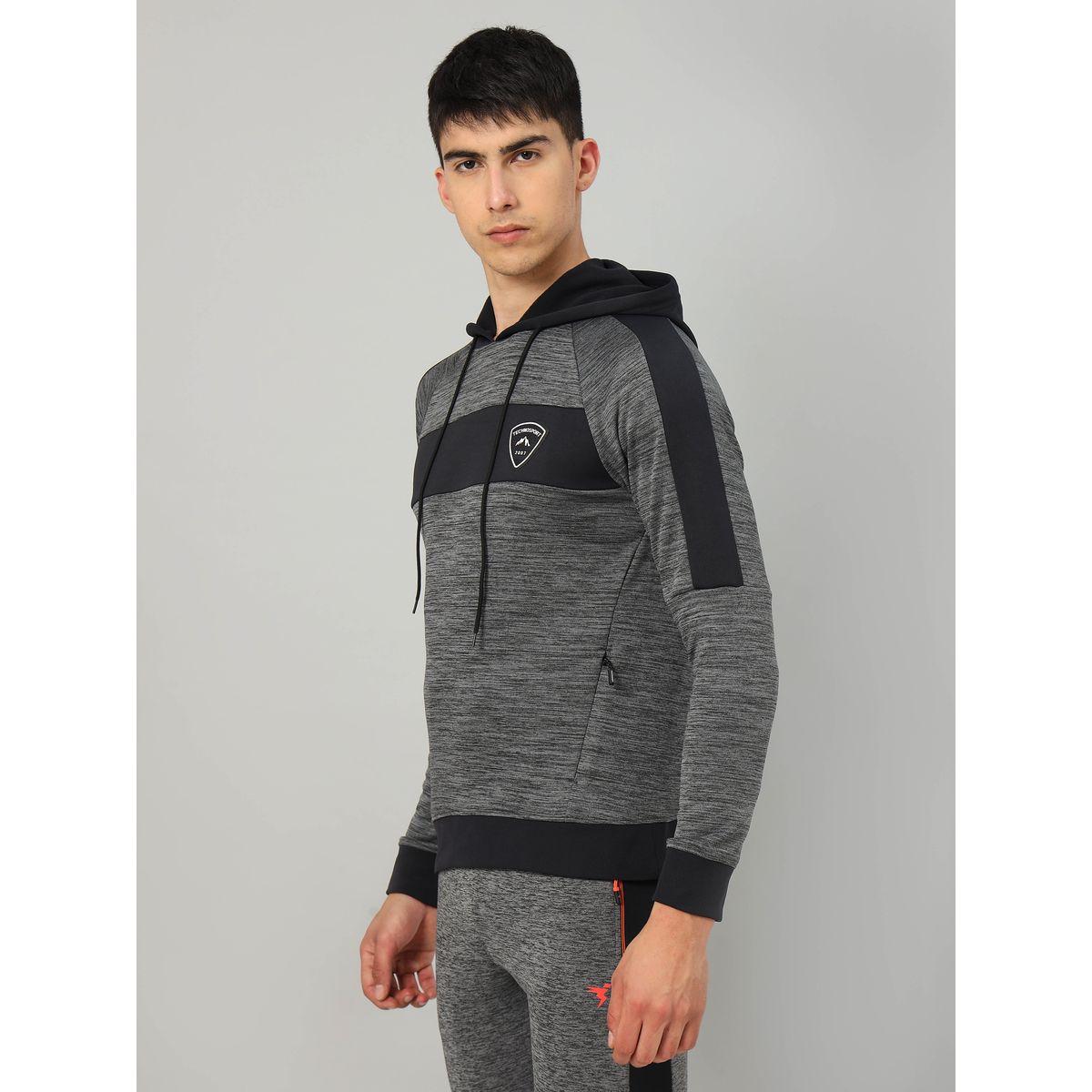 جاكيت فليس بياقة هودي تكنوسبورت × ستايلي-men-clothing-sportswearandactivewear-hoodiesandsweatshirts-image-5