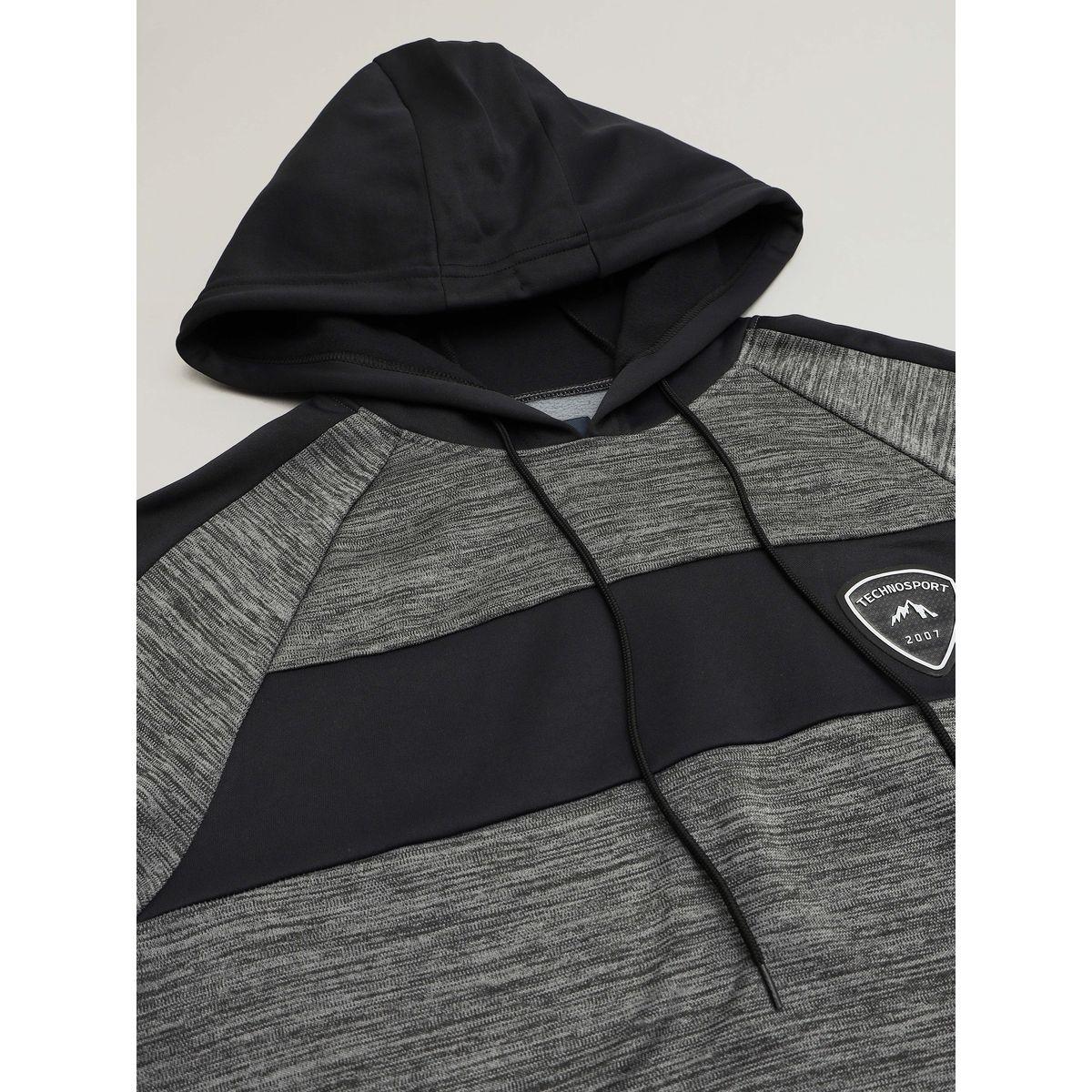 Technosport X Styli Contrast Panel Melange Fleece Jacket with Hood-men-clothing-sportswearandactivewear-hoodiesandsweatshirts-image-8