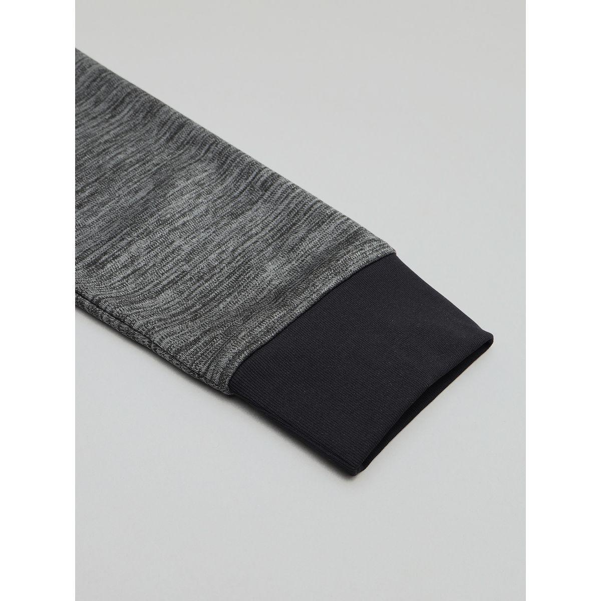 Technosport X Styli Contrast Panel Melange Fleece Jacket with Hood-men-clothing-sportswearandactivewear-hoodiesandsweatshirts-image-9