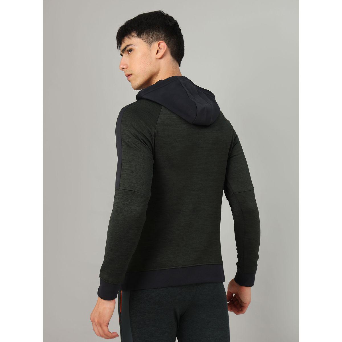 Technosport X Styli Contrast Panel Melange Fleece Jacket with Hood-men-clothing-sportswearandactivewear-hoodiesandsweatshirts-image-7