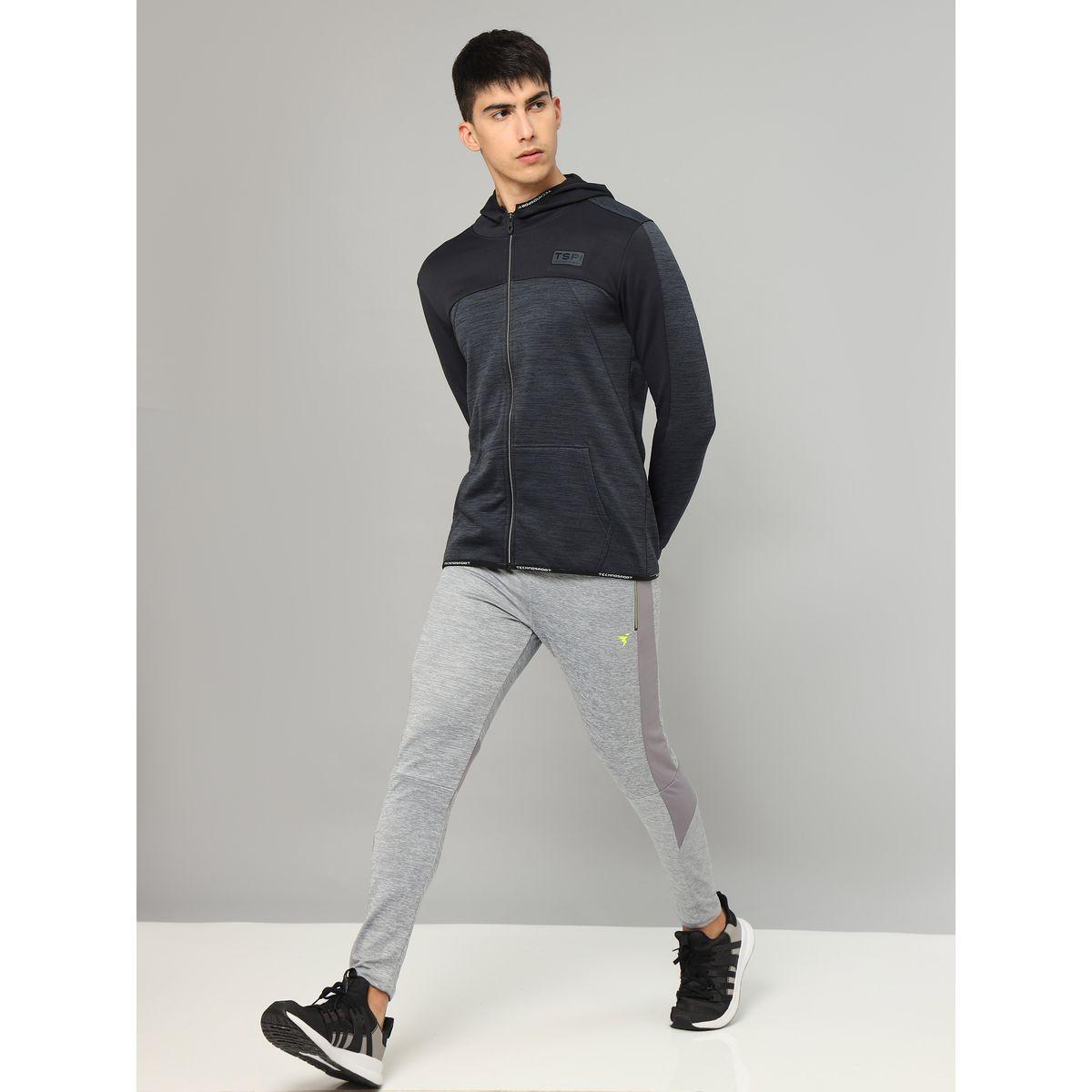 Technosport X Styli Colorblock Melange Fleece Jacket with Hood-men-clothing-jacketsandblazers-jackets-image-4