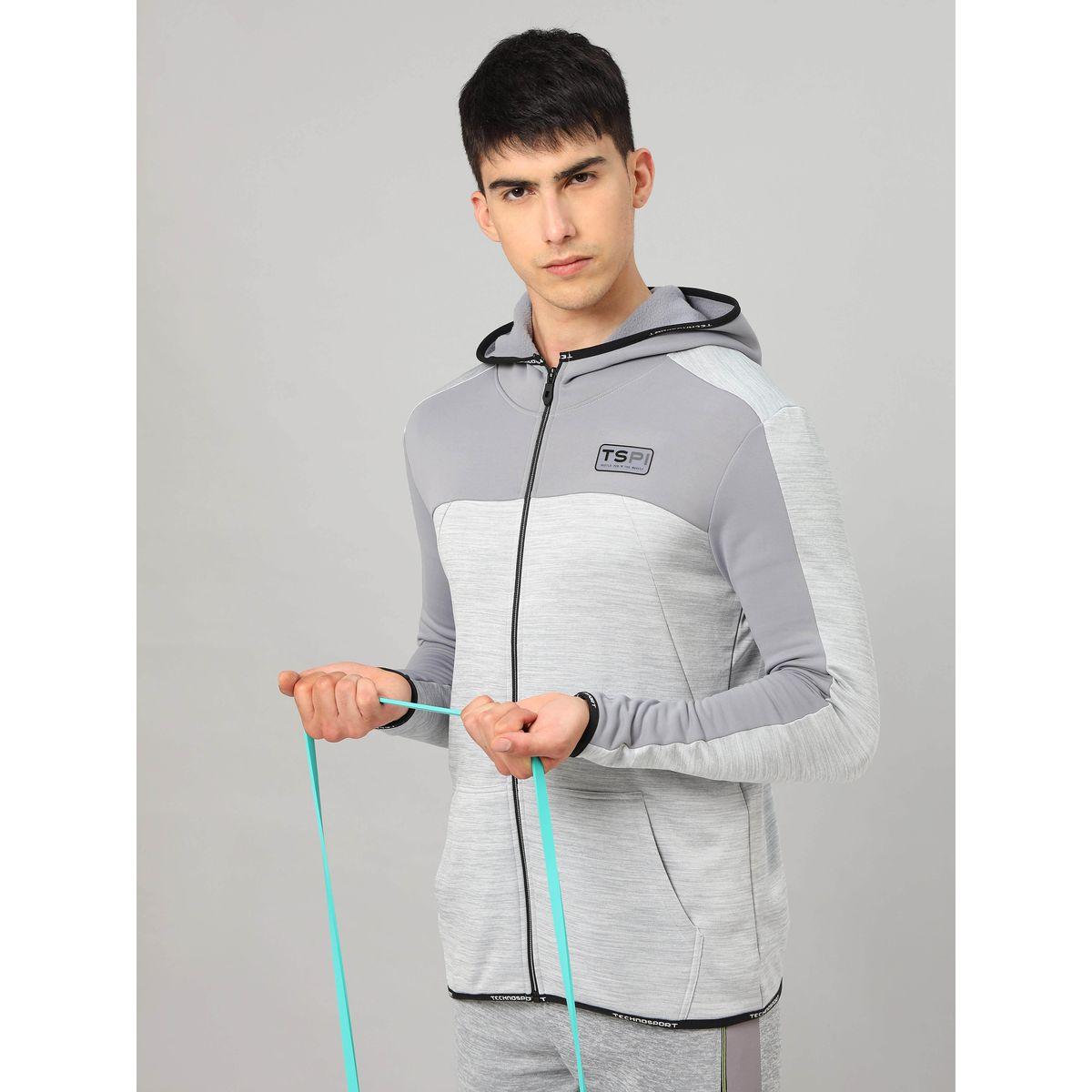 جاكيت فليس بنمط كتل الالوان تكنوسبورت × ستايلي-men-clothing-jacketsandblazers-jackets-image-3