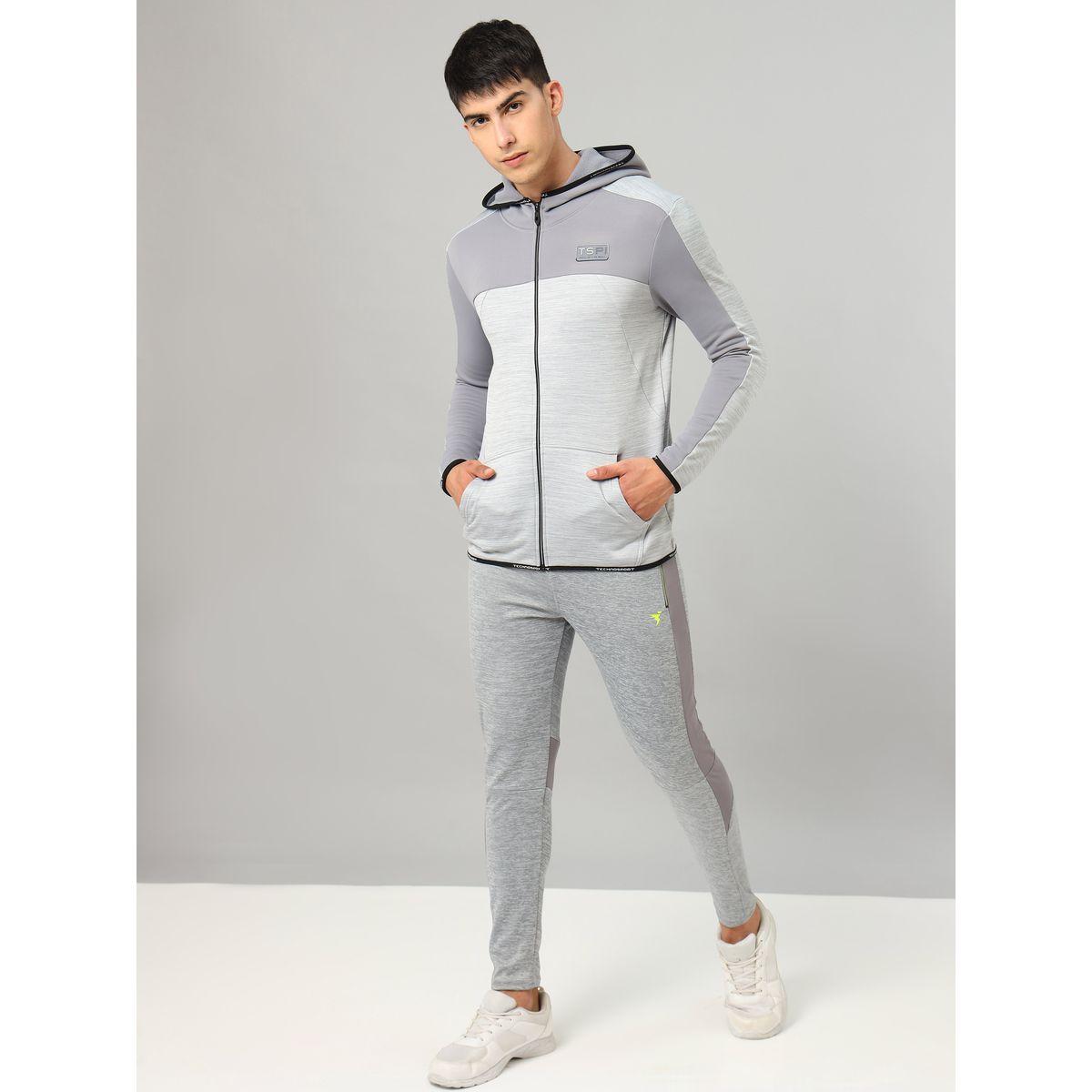 Technosport X Styli Colorblock Melange Fleece Jacket with Hood-men-clothing-jacketsandblazers-jackets-image-4