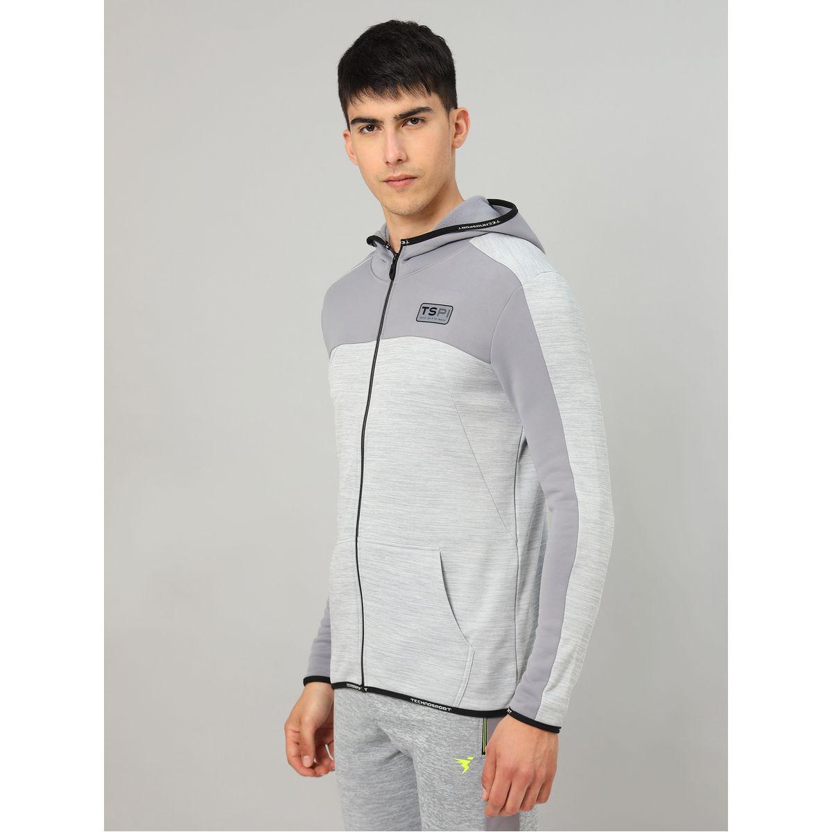 Technosport X Styli Colorblock Melange Fleece Jacket with Hood-men-clothing-jacketsandblazers-jackets-image-5