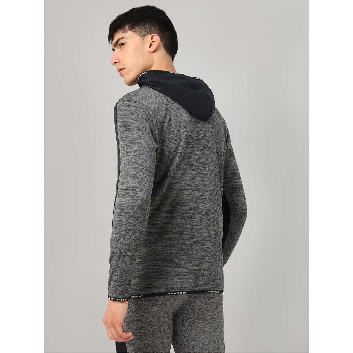 Technosport X Styli Colorblock Melange Fleece Jacket with Hood-men-clothing-jacketsandblazers-jackets-image-7