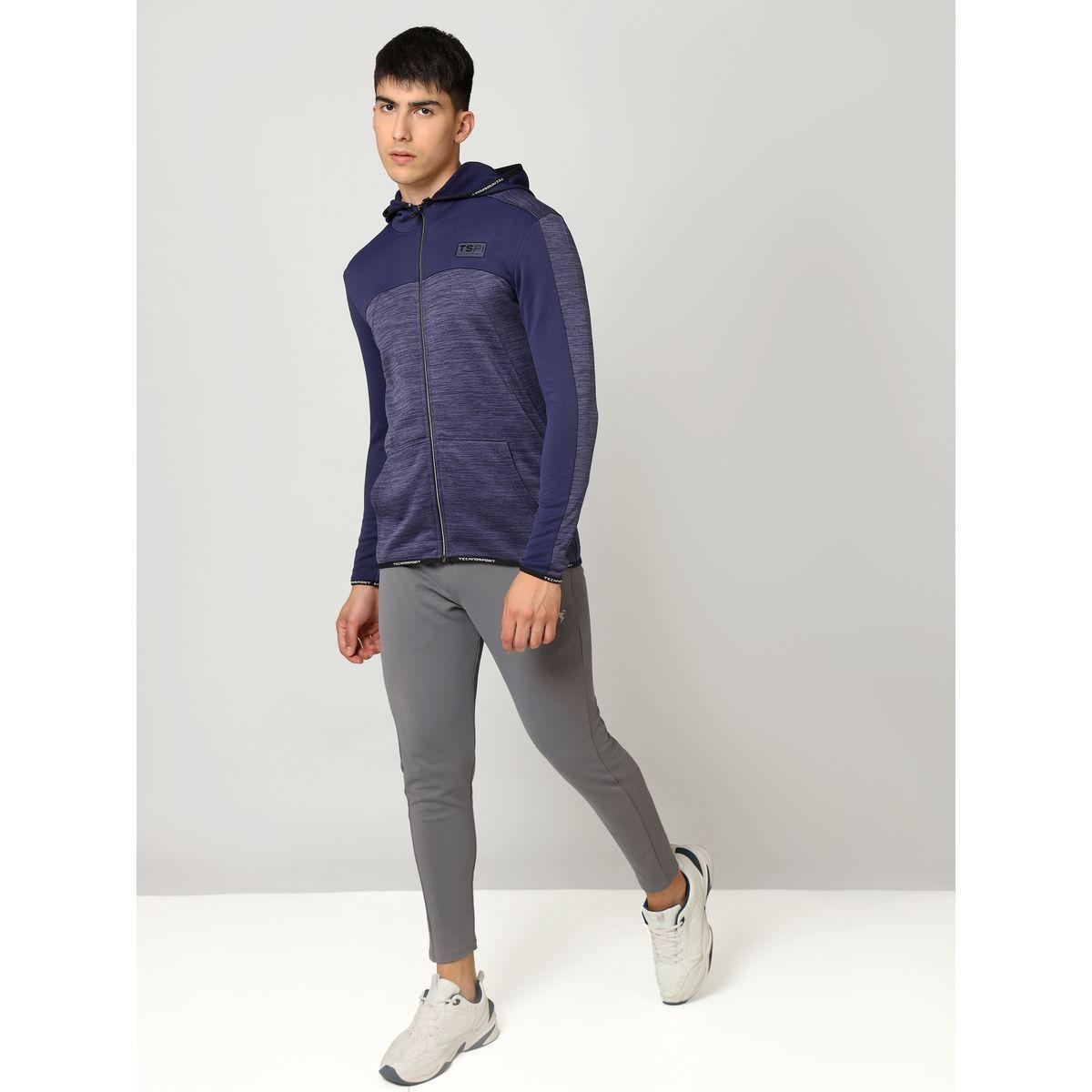 Technosport X Styli Colorblock Melange Fleece Jacket with Hood-men-clothing-sportswearandactivewear-hoodiesandsweatshirts-image-7