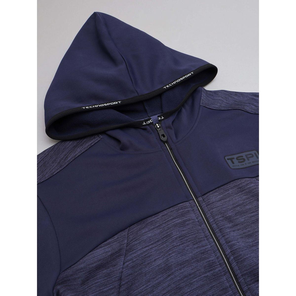 Technosport X Styli Colorblock Melange Fleece Jacket with Hood-men-clothing-sportswearandactivewear-hoodiesandsweatshirts-image-8