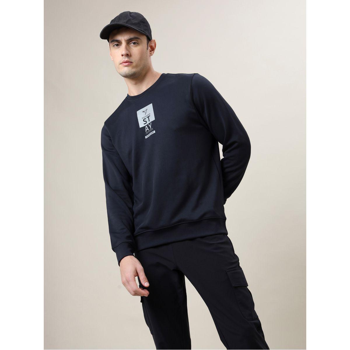 سويت شيرت بقصة سليم فت تكنوسبورت × ستايلي-men-winterwear-hoodiesandsweatshirts-image-2