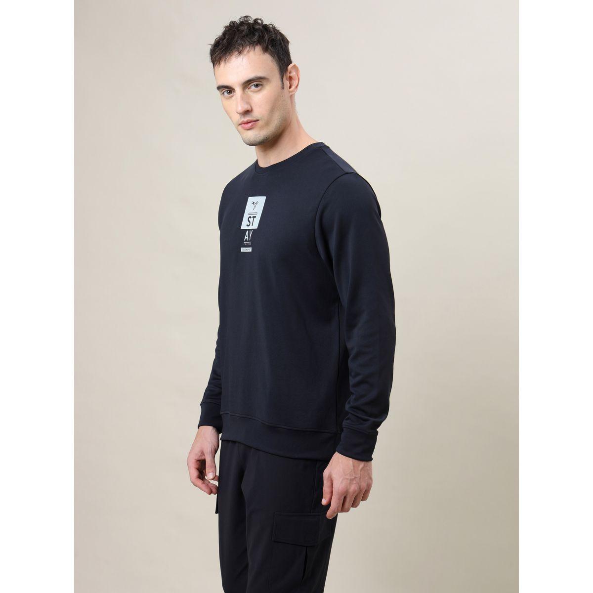 سويت شيرت بقصة سليم فت تكنوسبورت × ستايلي-men-winterwear-hoodiesandsweatshirts-image-4