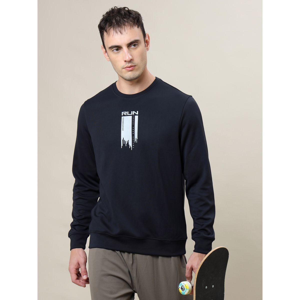 سويت شيرت بقصة سليم فت تكنوسبورت × ستايلي-men-winterwear-hoodiesandsweatshirts-image-2