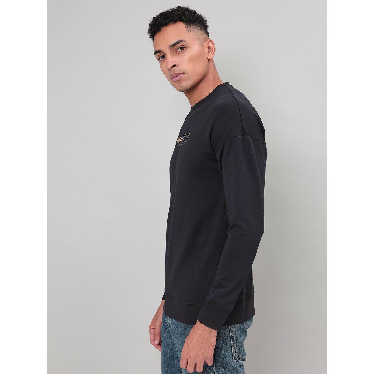 سويت شيرت مطبع بطبعة جرافيك تكنوسبورت × ستايلي-men-clothing-sportswearandactivewear-hoodiesandsweatshirts-image-2