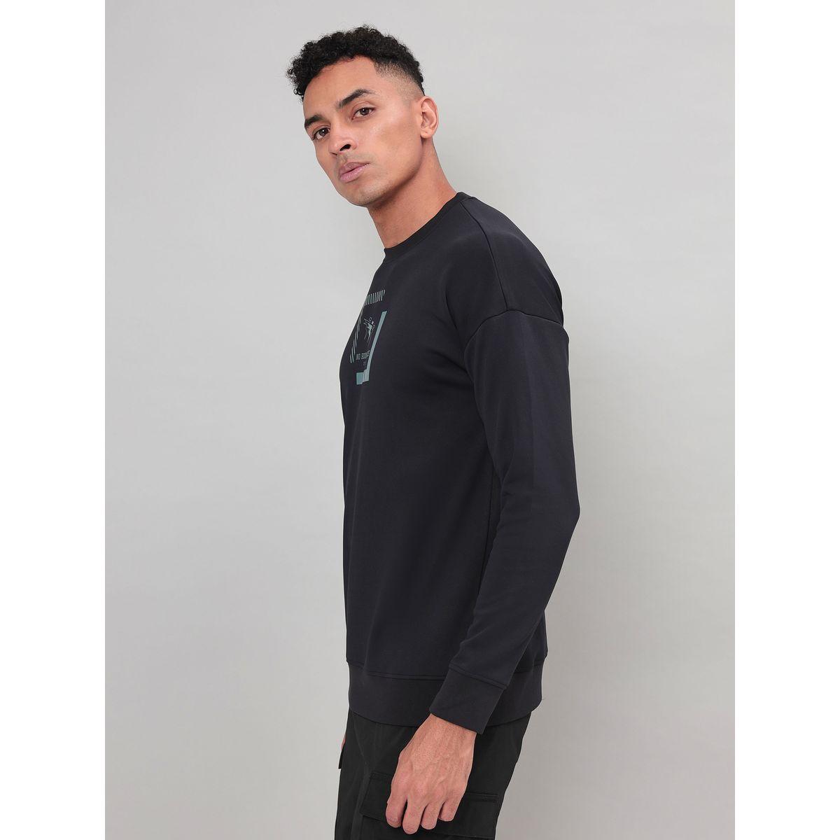 سويت شيرت مطبع بطبعة جرافيك تكنوسبورت × ستايلي-men-clothing-sportswearandactivewear-hoodiesandsweatshirts-image-3