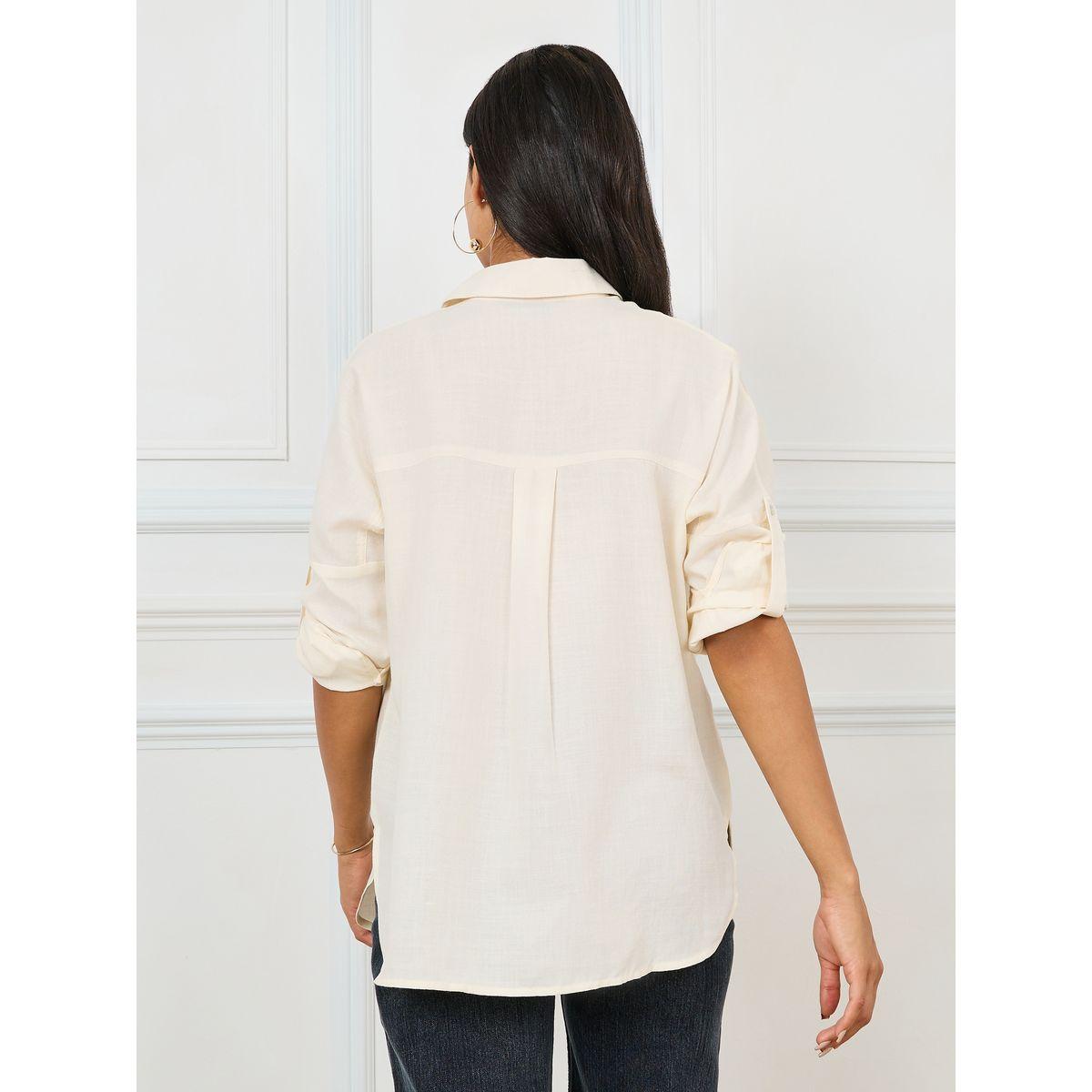 Styli Limited Embroidered Yoke Oversized Longline Shirt-women-clothing-shirtsandblouses-shirts-image-4