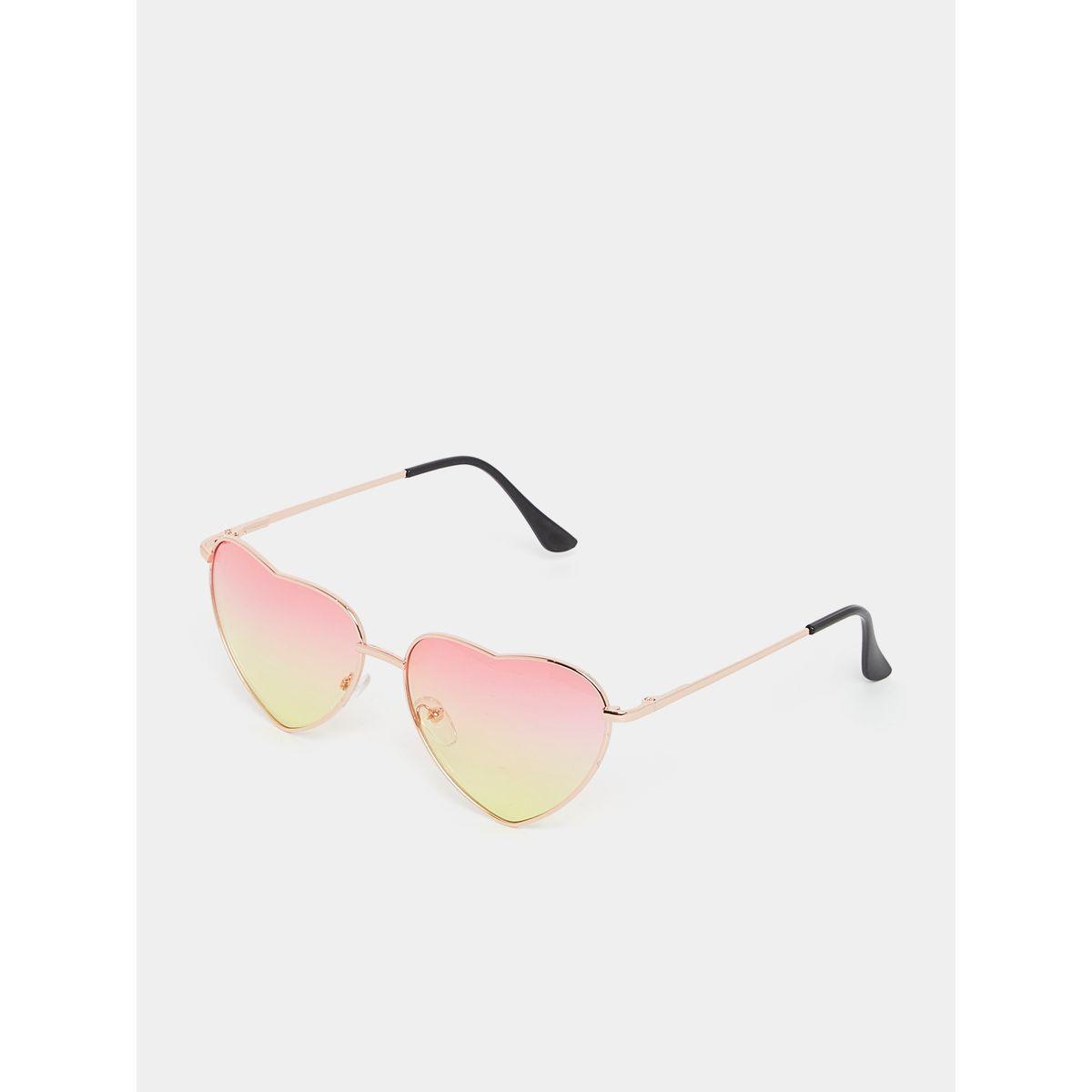 Styli Heart Shape Thin Frame Sunglasses-women-sunglasses-image-1