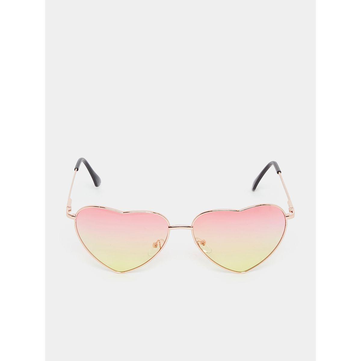 Styli Heart Shape Thin Frame Sunglasses-women-sunglasses-image-2