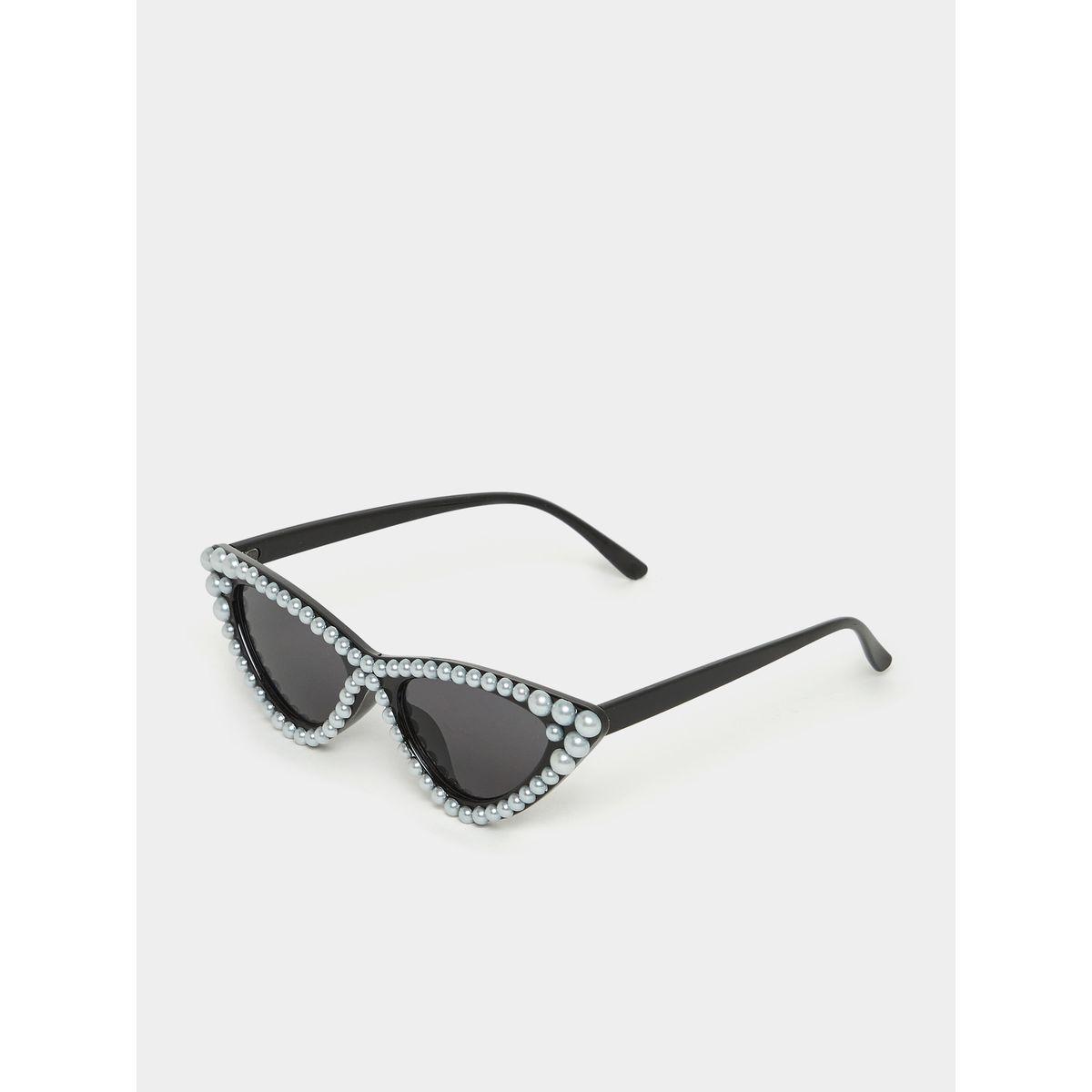 Styli Embellished Cat Eye Frame Sunglasses-women-sunglasses-image-1