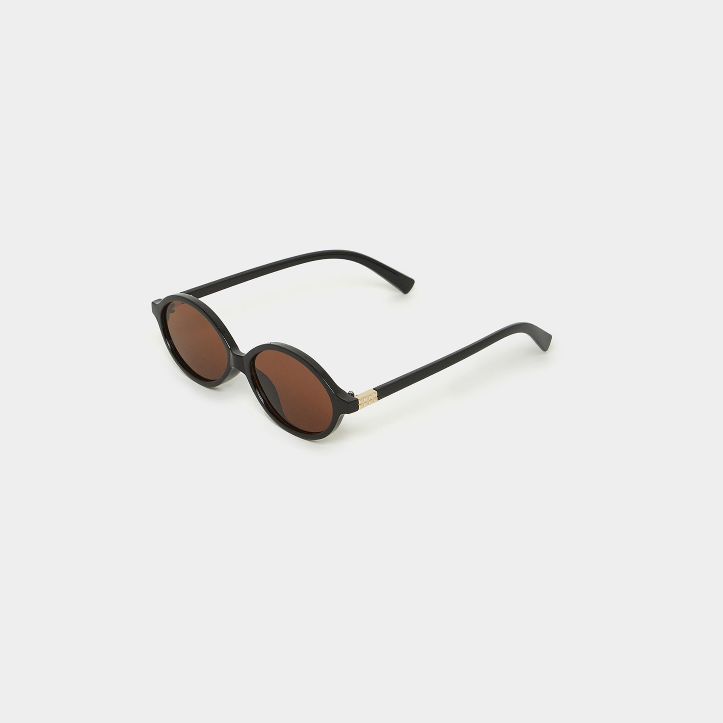 ستايلي - نظارة شمسية بإطار دائري كامل الحافة-women-sunglasses-image-1
