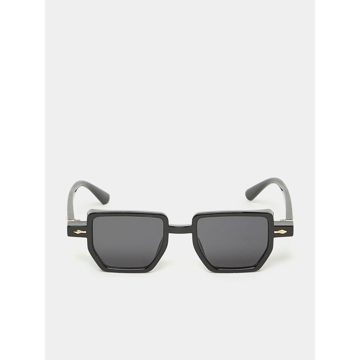 Styli Full Frame Rectangle Sunglasses with Metal Detail-women-sunglasses-image-3