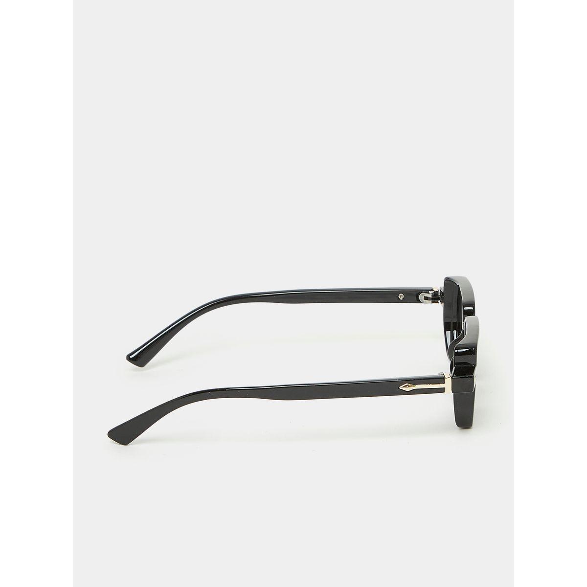 Styli Full Frame Rectangle Sunglasses with Metal Detail-women-sunglasses-image-4