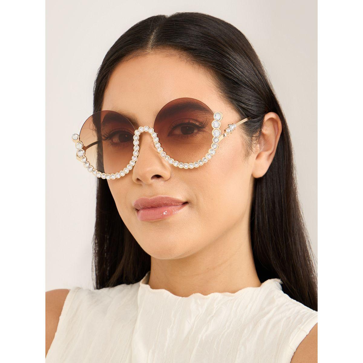 نظارة شمسية بإطار دائري-women-sunglasses-image-2