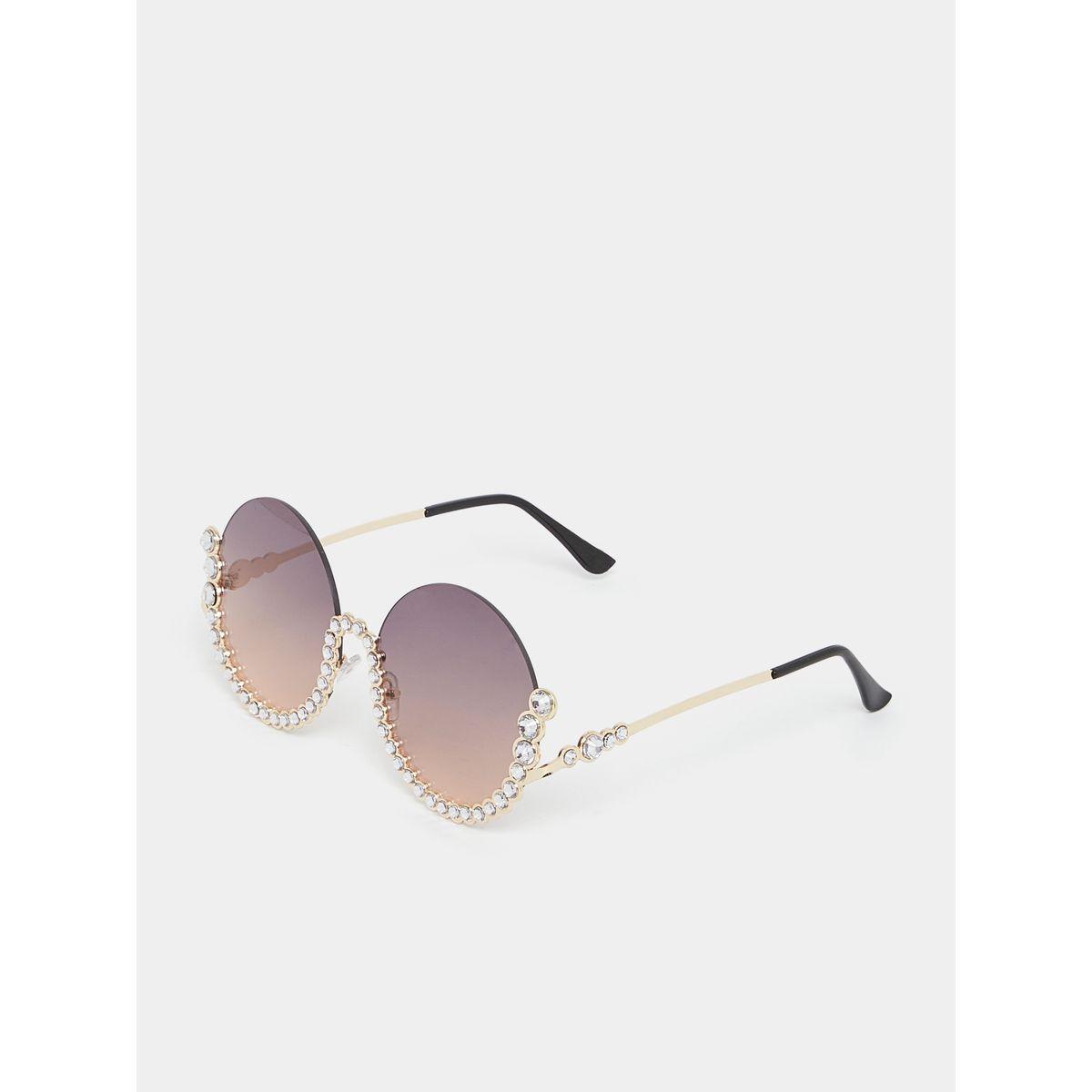 نظارة شمسية بإطار دائري-women-sunglasses-image-1