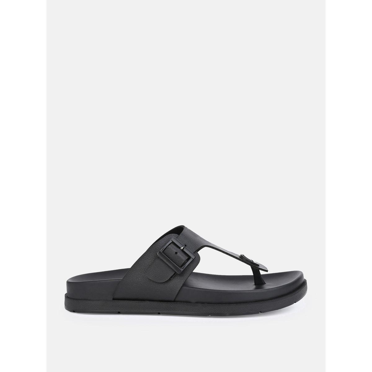 Styli  Buckle T Strap Comfort Sandals-men-shoes-sandals-image-2