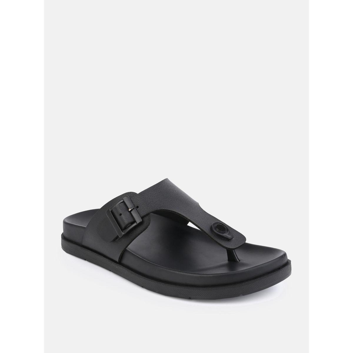 Styli  Buckle T Strap Comfort Sandals-men-shoes-sandals-image-3