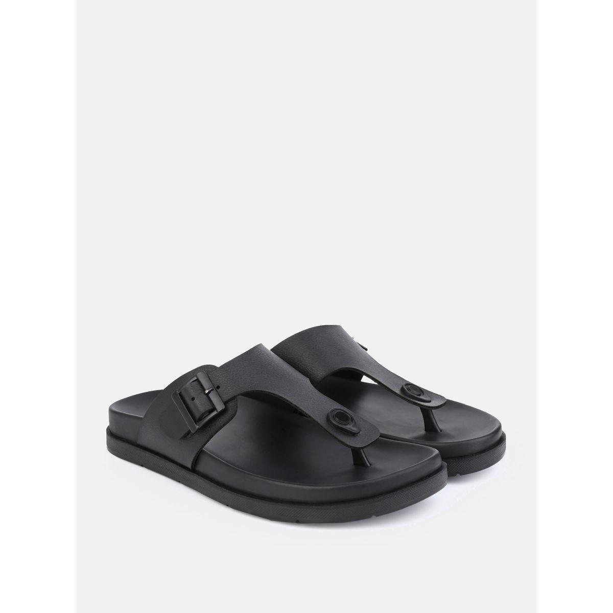 Styli  Buckle T Strap Comfort Sandals-men-shoes-sandals-image-4