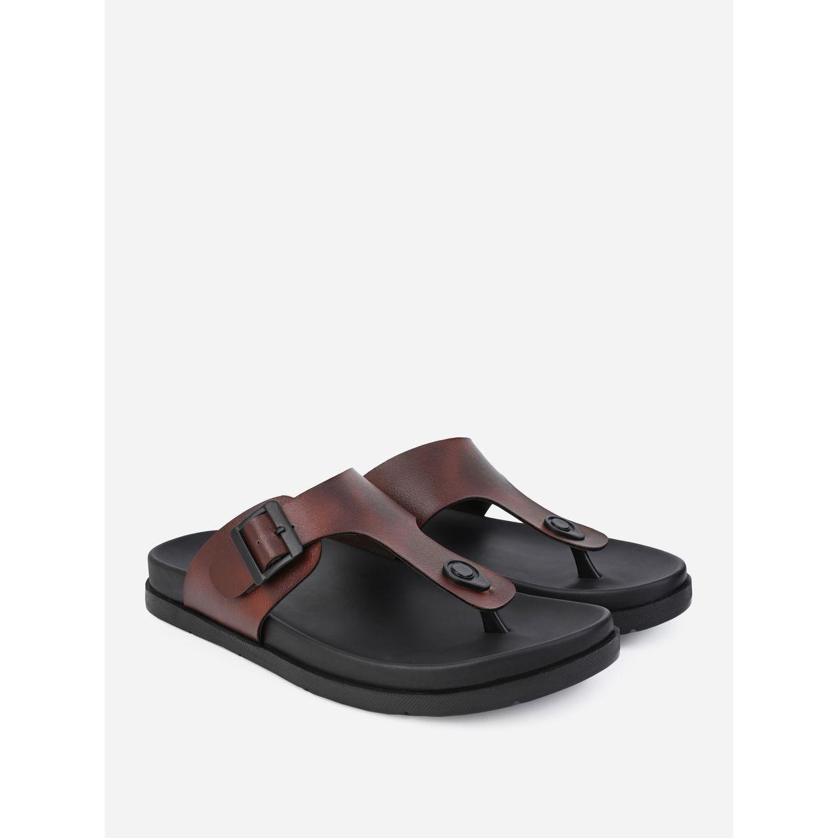 Styli Buckle Elevated Sole Comfort Sandals-men-shoes-sandals-image-3