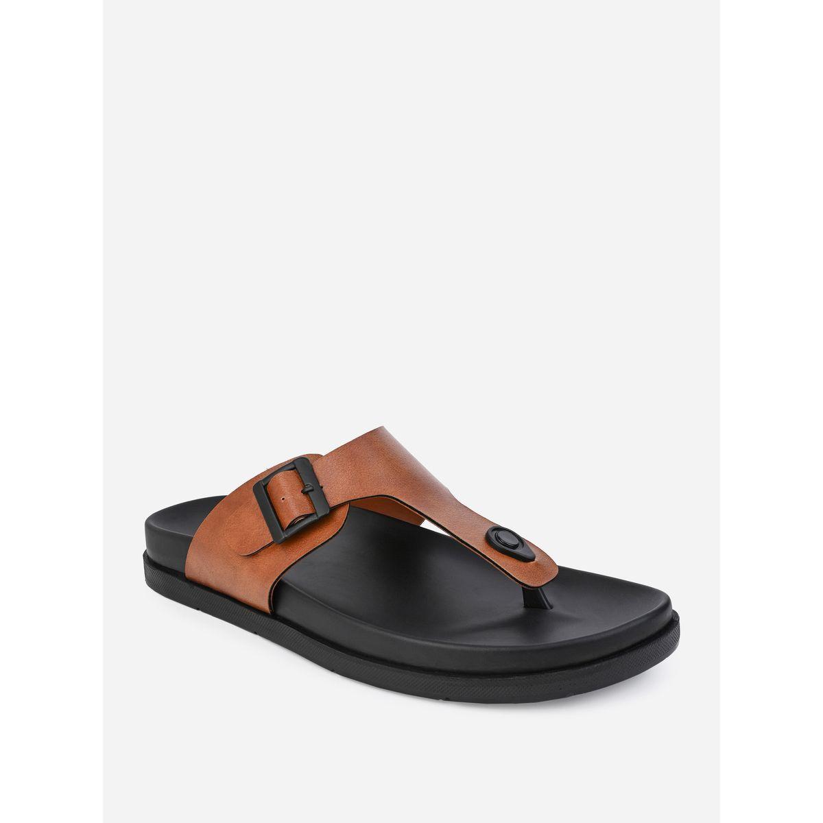 Styli Buckle Elevated Sole Comfort Sandals-men-shoes-sandals-image-3