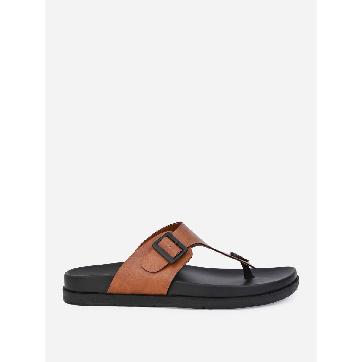 Styli Buckle Elevated Sole Comfort Sandals-men-shoes-sandals-image-4