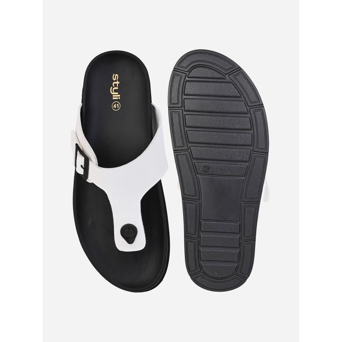 Styli Buckle Elevated Sole Comfort Sandals-men-shoes-sandals-image-5