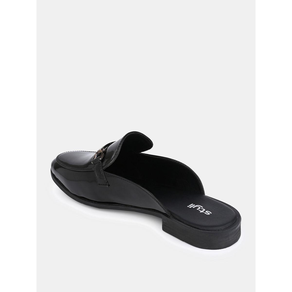 حذاء ميولز مزين بحلية معدنية براقة-men-shoes-loafersandmoccasins-image-4
