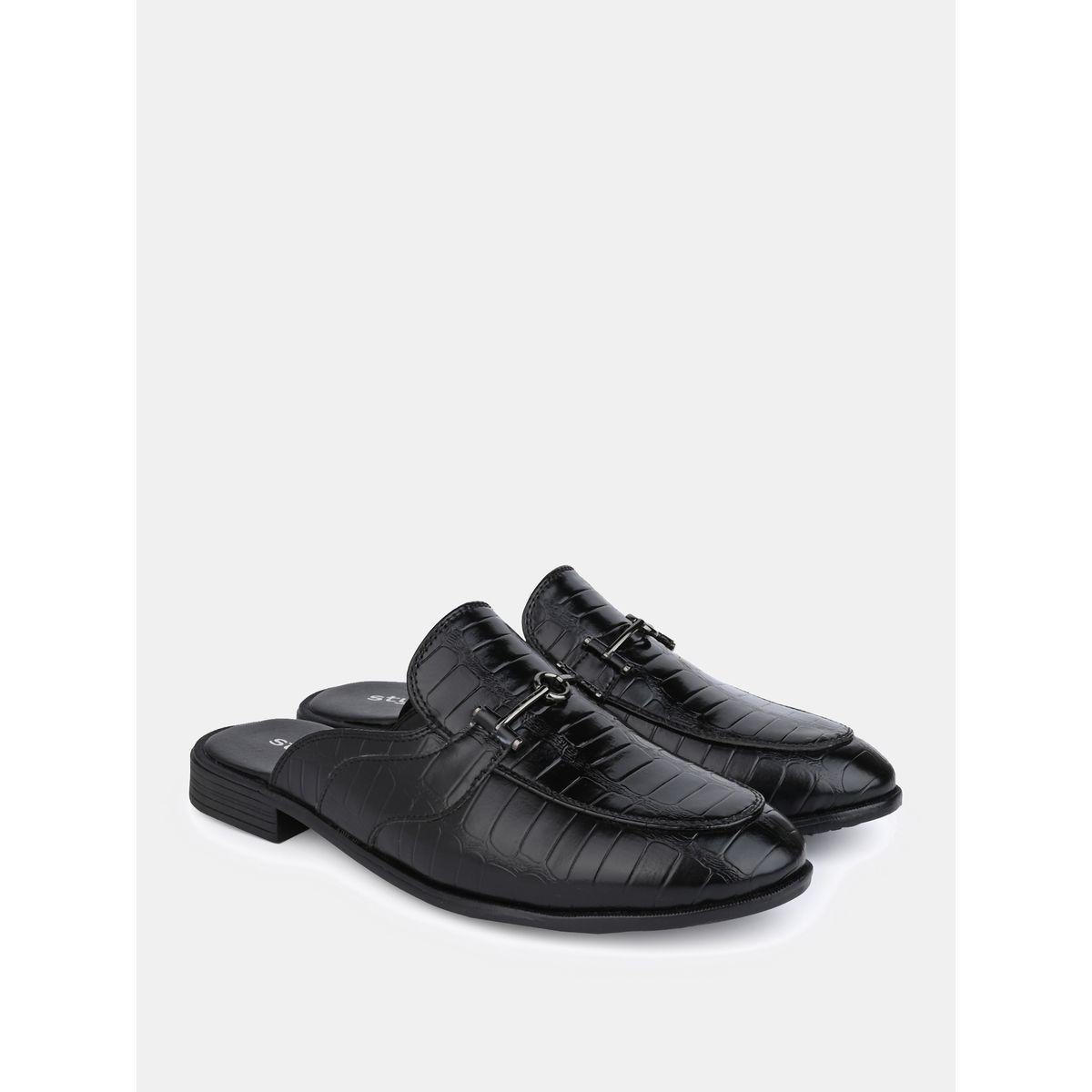 Styli Croc Faux Leather Metal Accent Mules-men-shoes-loafersandmoccasins-image-3