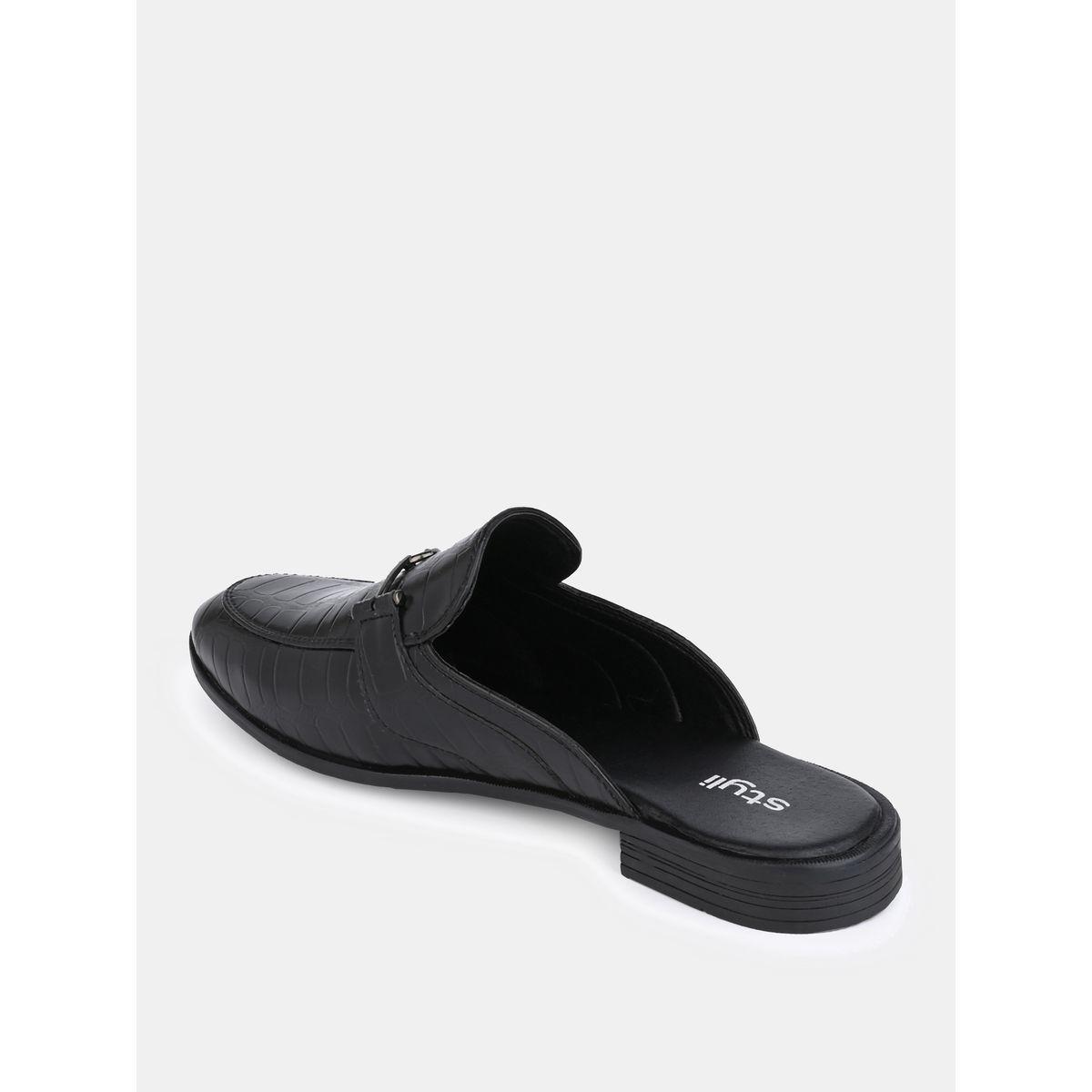 Styli Croc Faux Leather Metal Accent Mules-men-shoes-loafersandmoccasins-image-4