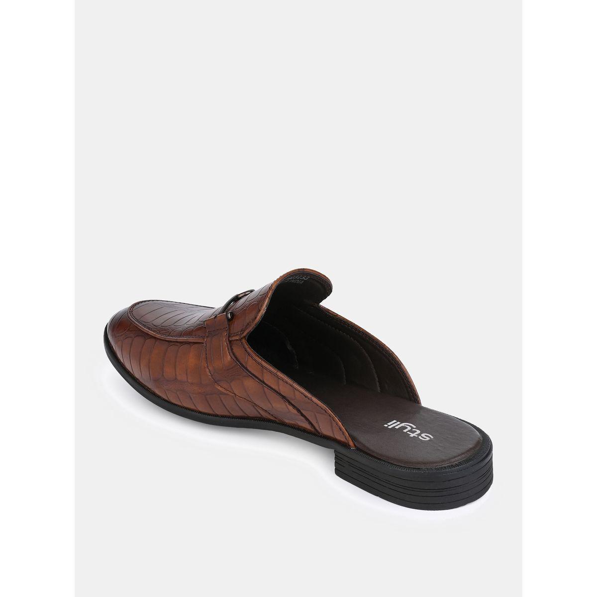 حذاء ميولز مزين بحلية معدنية براقة-men-shoes-loafersandmoccasins-image-4