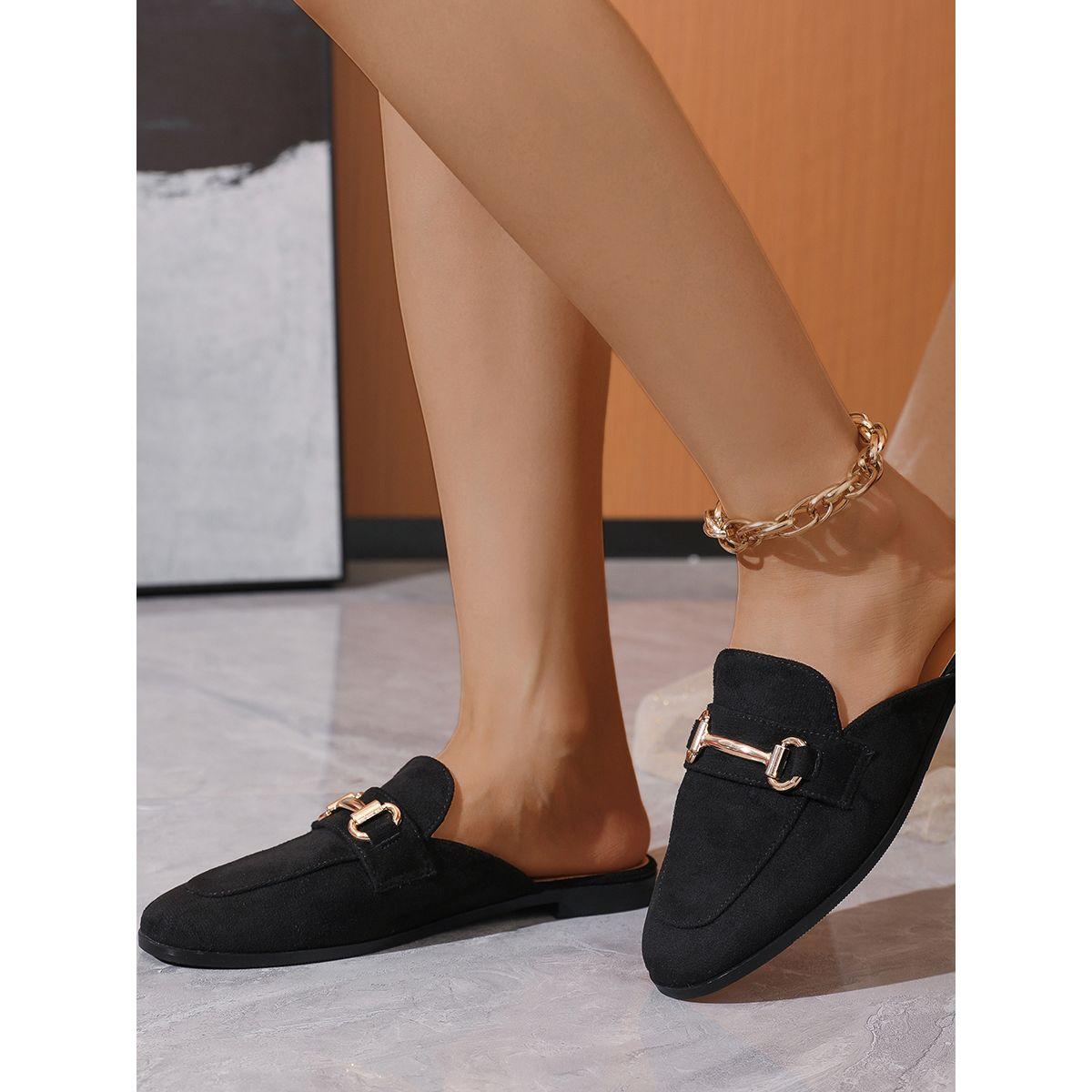 Sneak-a-Peek X Styli Metal Accent Slip On Mules-women-shoes-flats-mules-image-1