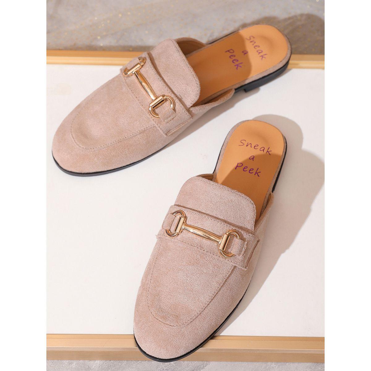 Sneak-a-Peek X Styli Metal Accent Slip On Mules-women-shoes-flats-mules-image-1