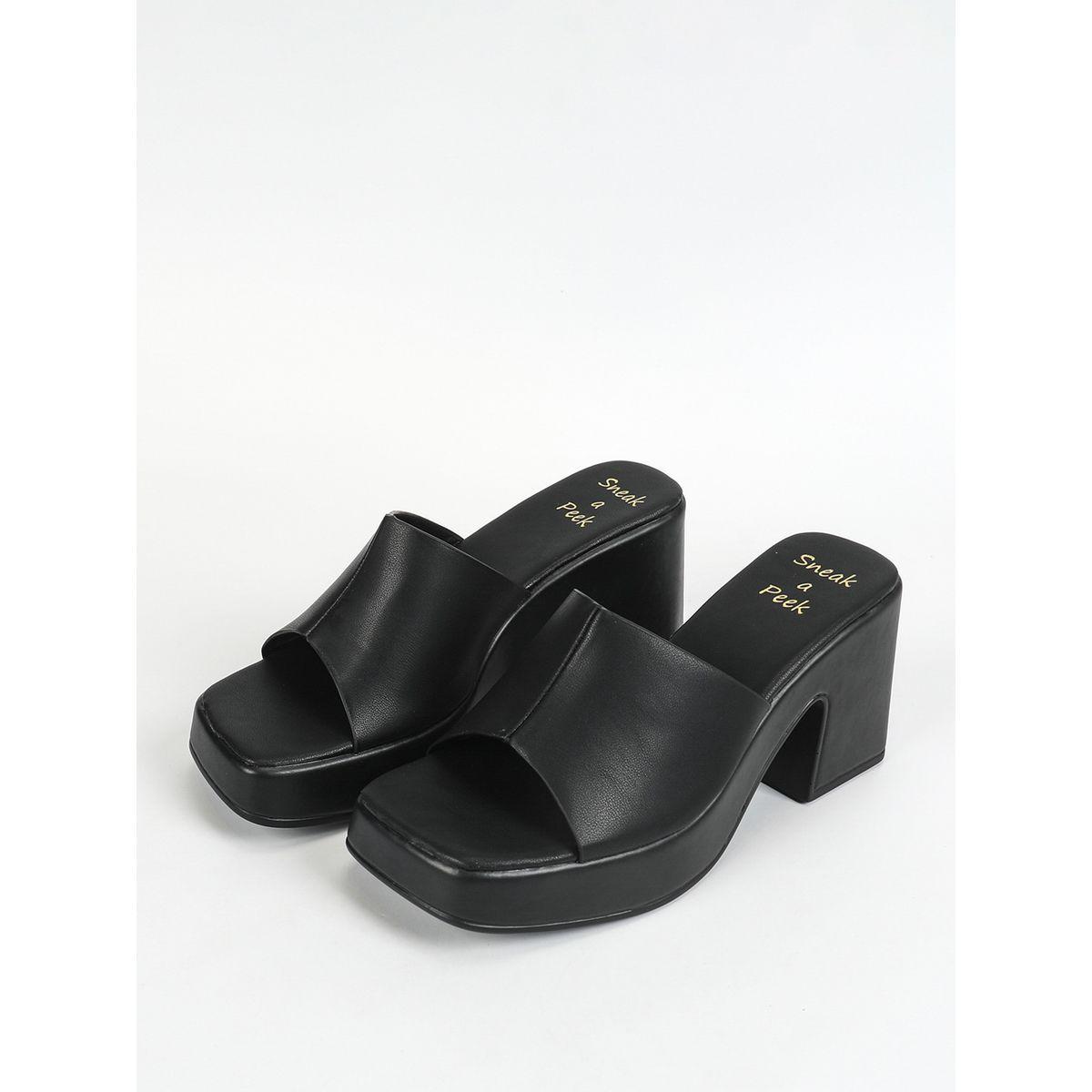 صندل سادة بكعب سميك سنِيك-أ-بِيك × ستايلي-women-shoes-flats-mules-image-6