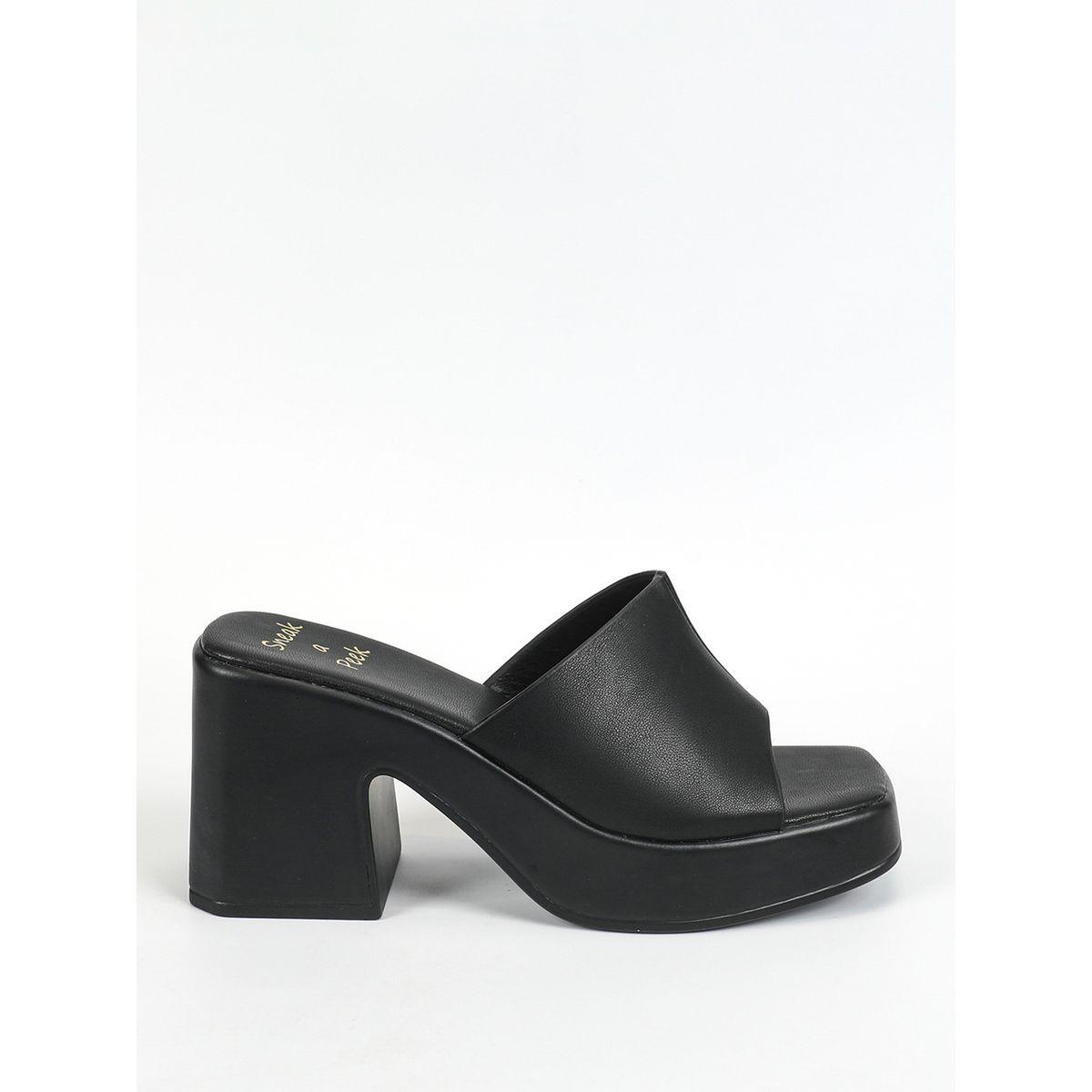 صندل سادة بكعب سميك سنِيك-أ-بِيك × ستايلي-women-shoes-flats-mules-image-7