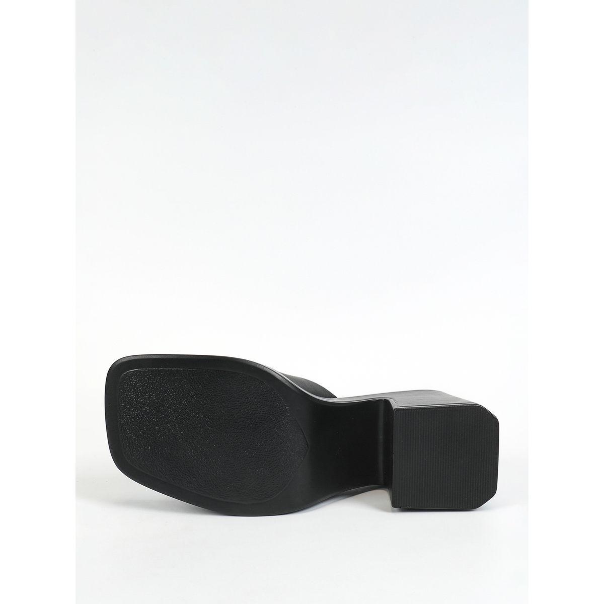 Sneak-a-Peek X Styli Solid Block Heel Sandals-women-shoes-flats-mules-image-8