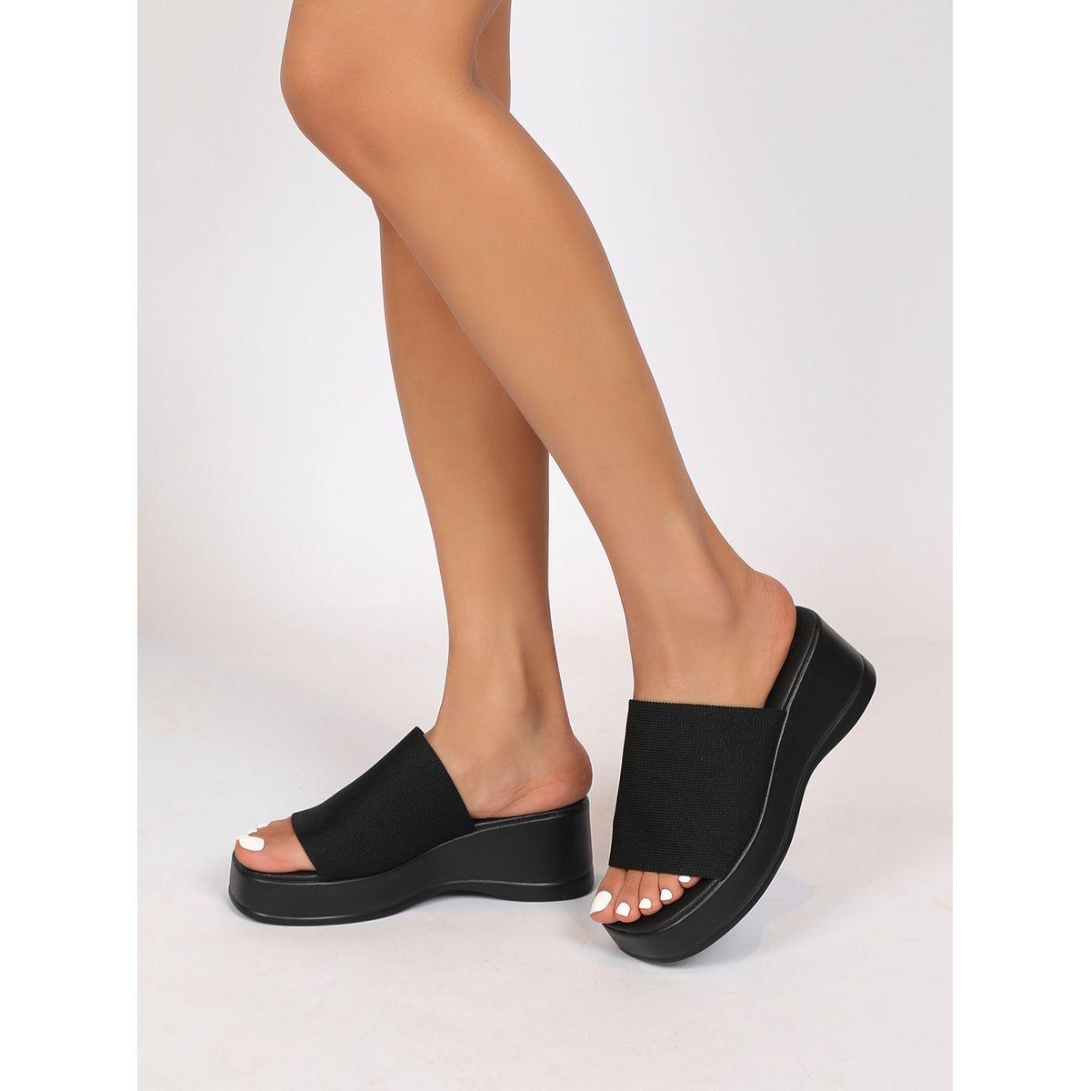 صندل سادة بكعب ويدج وسهل الارتداء-women-shoes-flats-mules-image-2