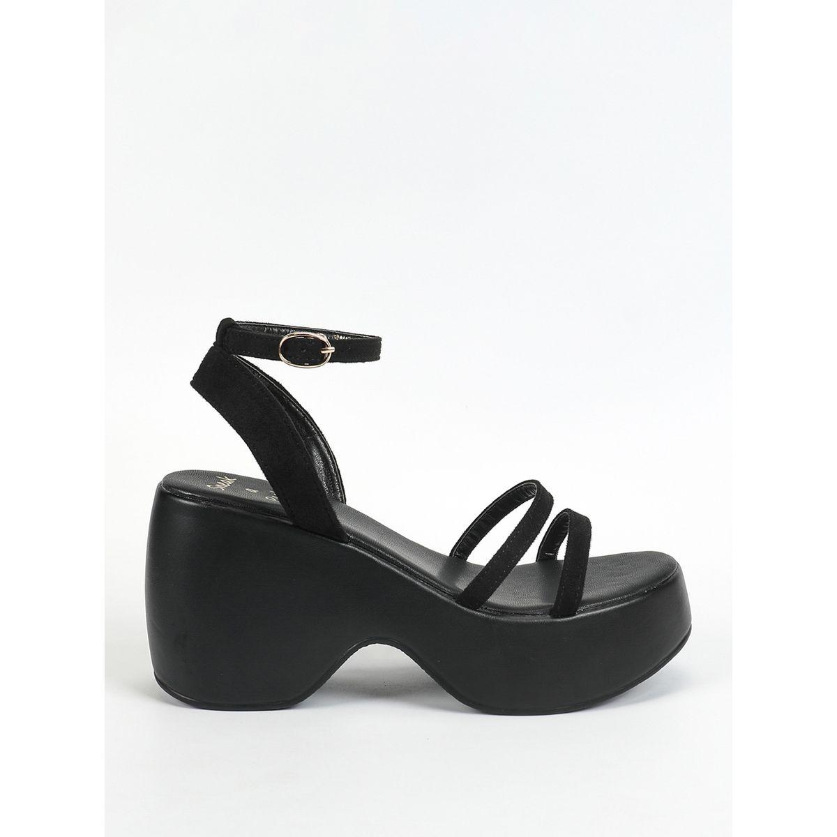 Sneak-a-Peek Solid Ankle Strap Wedge Heel Sandals-women-shoes-heels-image-7